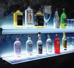 Накладной алюминиевый профиль для LED-подсветки стеклянных полок LD profile – 38, 95558