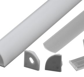 Накладной алюминиевый профиль для светодиодных лент LD profile – 06, 29432