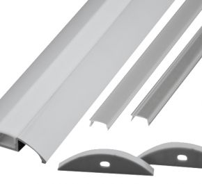 Накладной алюминиевый профиль для светодиодных лент LD profile – 21, 29478