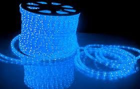 Дюралайт LED круглый 2-х проводной, фиксинг, Ф13мм 2.88 W 100м синий