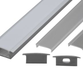 Встраиваемый алюминиевый профиль для светодиодных лент LD profile – 13, 29451