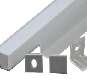 Накладной алюминиевый профиль для светодиодных лент LD profile – 05, 29429